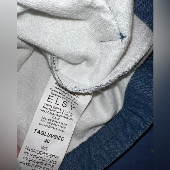 ELSY girls top 40 cardigan buttons crop cropped lace denim designer 10 12 14 LN - Picture 7 of 10